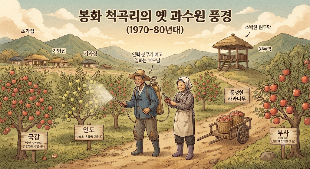봉화 사과가 왜 특별할까? 해발 300~600고지 1 가난했지만 사과가 있던 고향