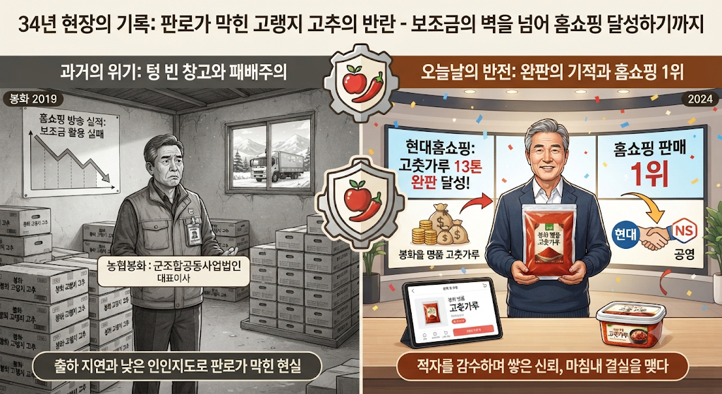 농협 고춧가루 공장 홈쇼핑 판매 1위 달성기: 적자 방송을 밀어붙여 신뢰를 만든 현장의 판단 1 홈쇼핑 판매 1위