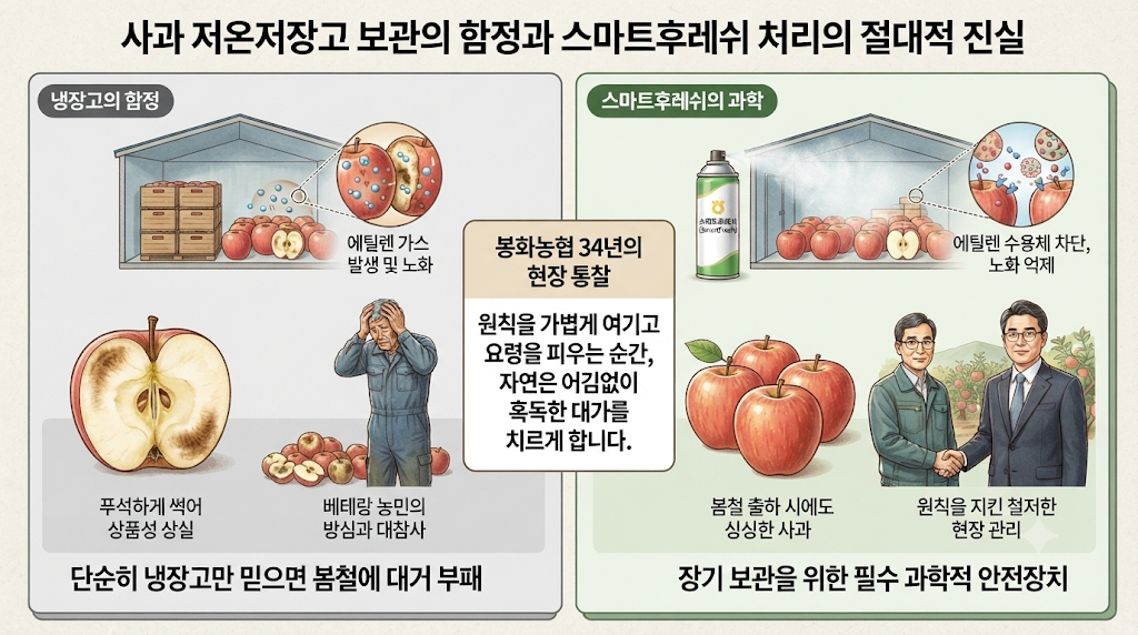 사과 저온저장고 보관의 한계와 스마트후레쉬 처리의 모든 것 1 스마트후레쉬