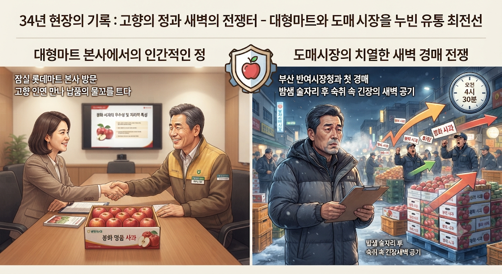 봉화농협 경제상무의 대형마트 납품 및 부산반여시장청과 영업 비화 1 봉화농협 경제상무의 대형마트 납품